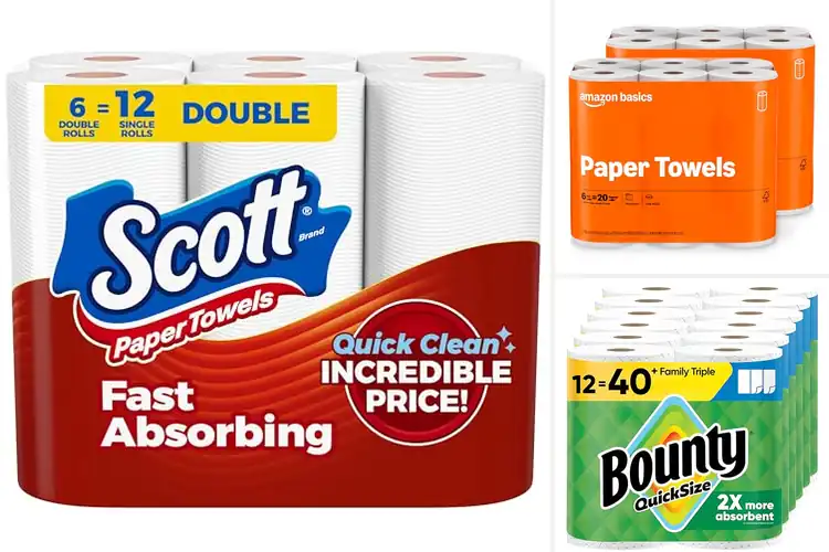 Detailed view of Best 12-Roll Paper Towel Packs