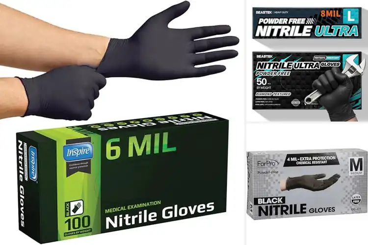 Detailed view of Best Chemical-Resistant Disposable Gloves