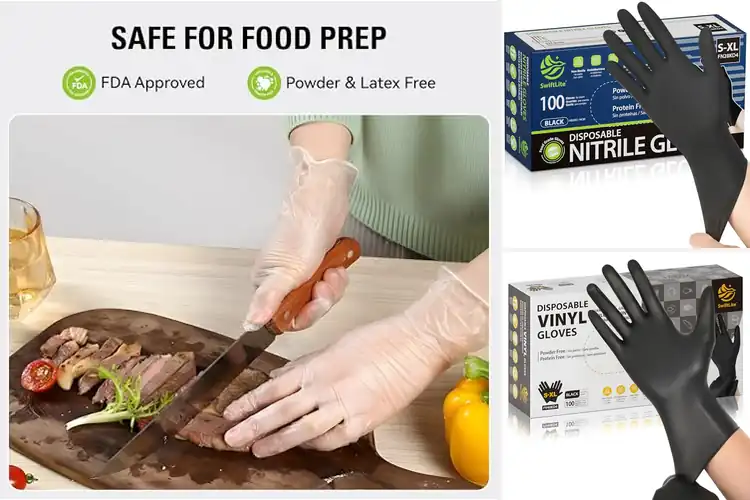 Detailed view of Best Food Handling Gloves: Top Picks for Clean, Safe Cooking