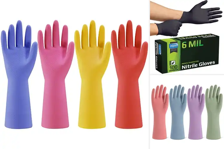 Detailed view of Best Kitchen Gloves: Shine & Safety