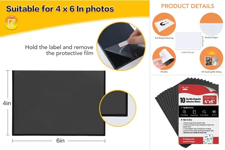 Detailed view of Best Photo Magnets: Durable, Stylish, and Easy to Swap