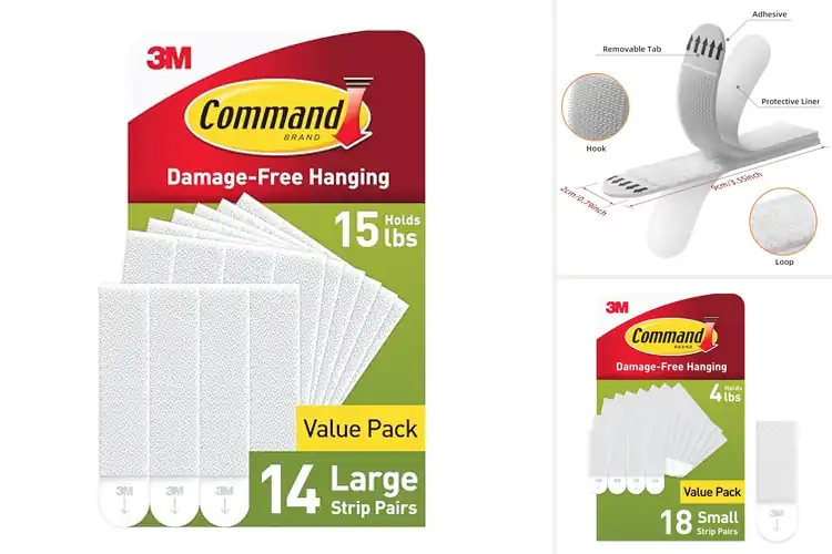 Detailed view of Best Picture Hanging Strips for Smooth Surfaces