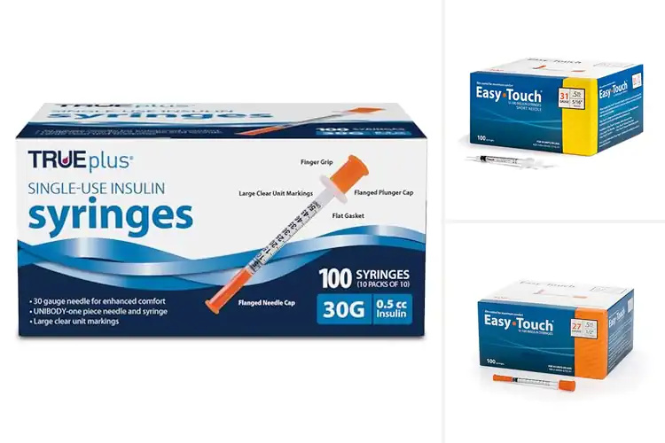Detailed view of Best Sharp Needle Insulin Syringes