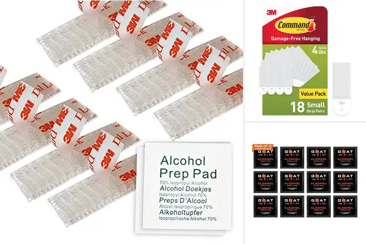 Detailed view of Best Surface Prep Adhesive Strips