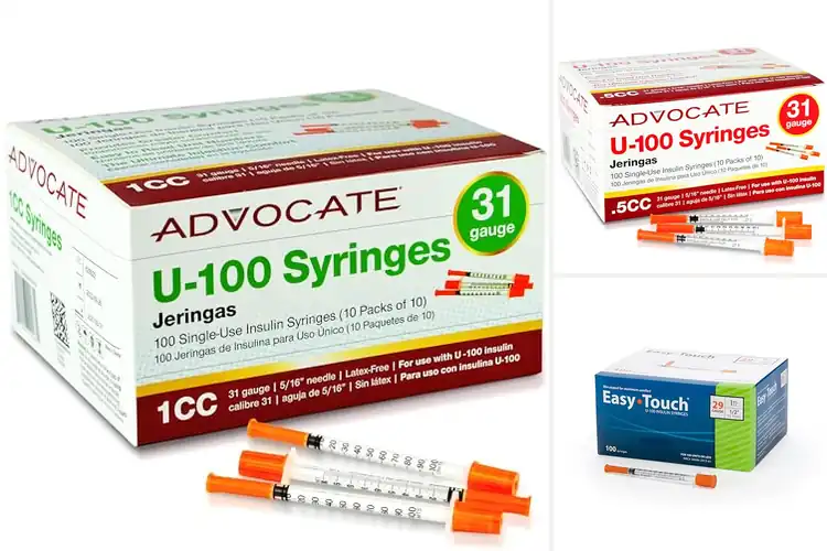Detailed view of Best Surgical Steel Insulin Syringes