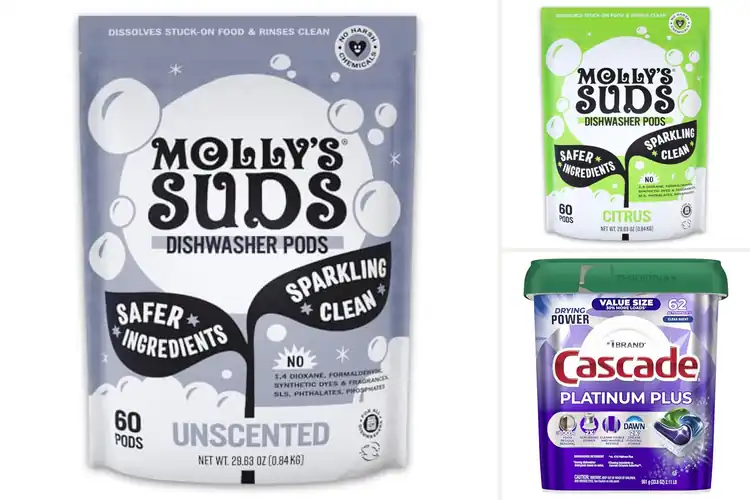 Detailed view of Best Auto-Release Dishwasher Pods 60 Count