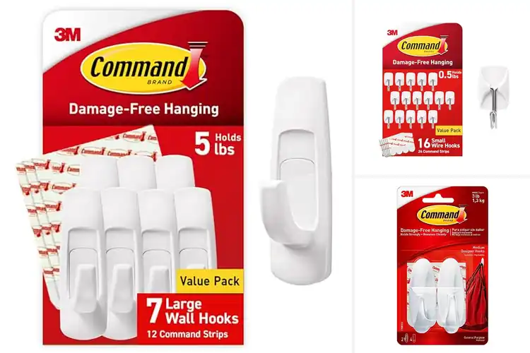 Detailed view of Best Command Hangers