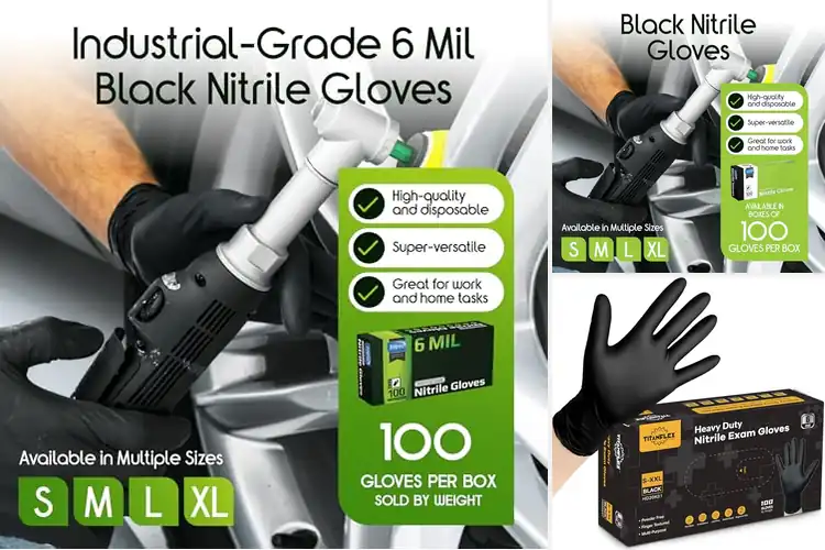 Detailed view of Best Cooking Nitrile Gloves