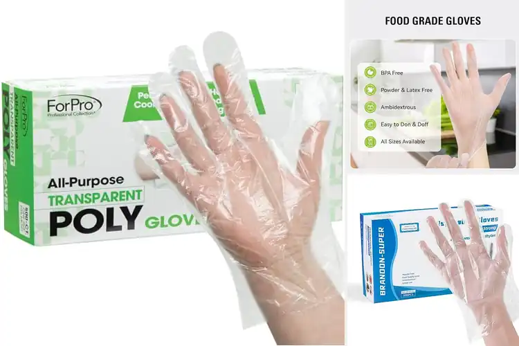 Detailed view of Best Food Service Gloves