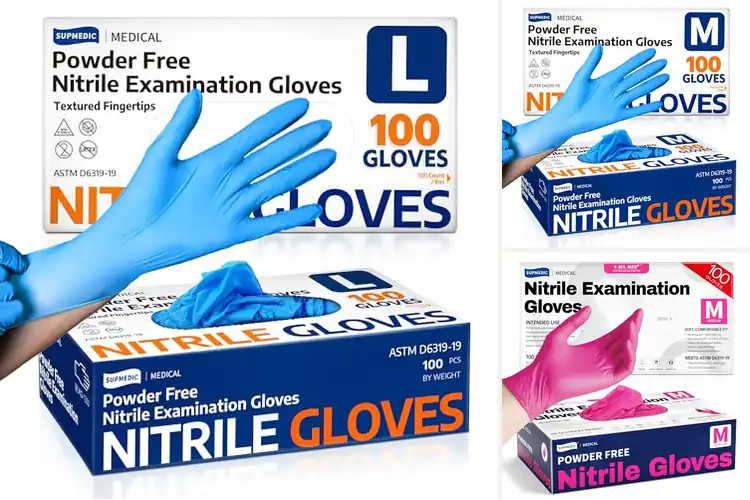 Detailed view of Best LatexFree Nitrile Gloves