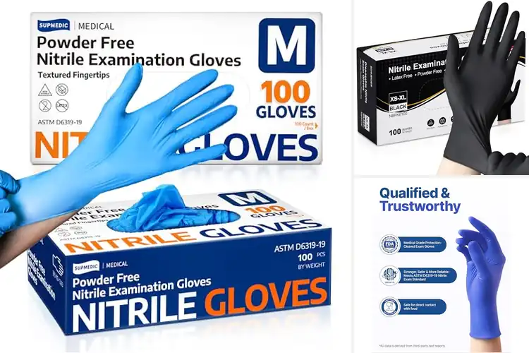 Detailed view of Best Nitrile Examination Gloves