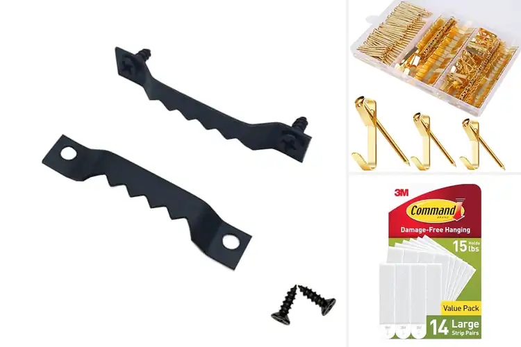 Detailed view of Best Frame Hangers: Effortless Art Display