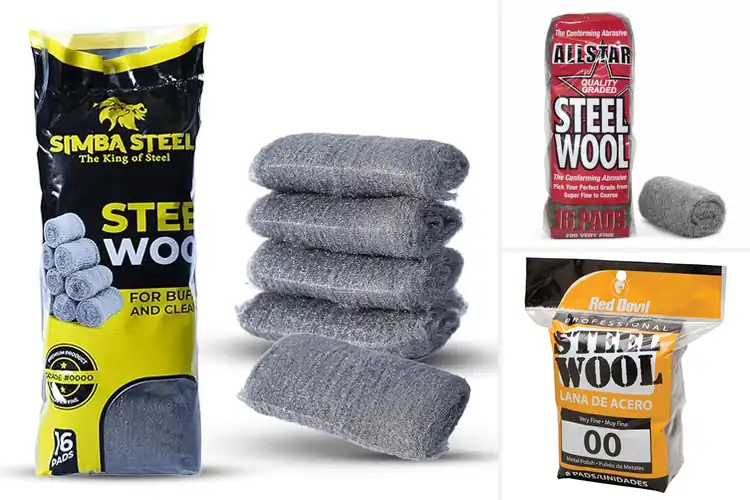 Detailed view of Best Steel Wools for Furniture Restoration