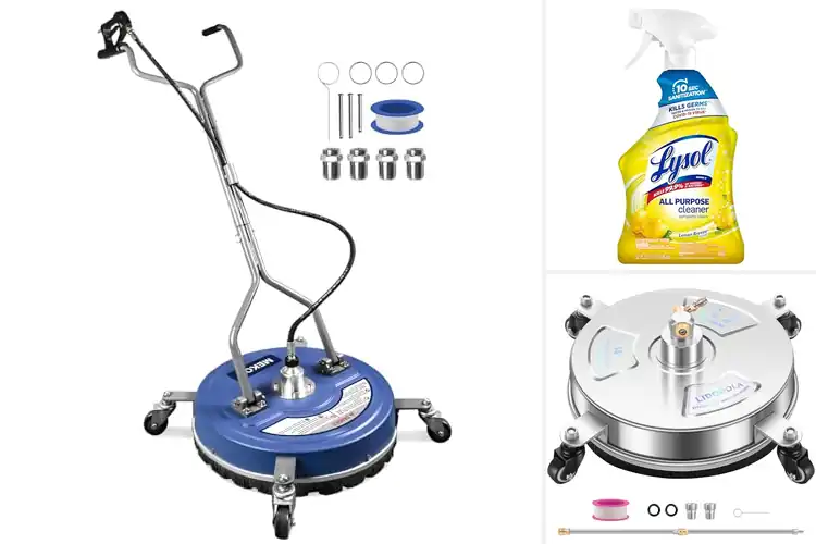 Detailed view of Best Surface Cleaners: Effortless Outdoor Shine