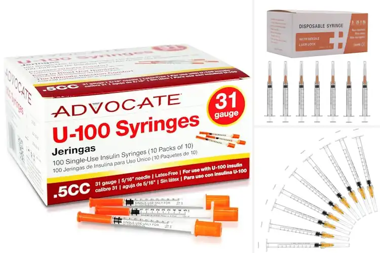 Detailed view of Best Surgical Steel Sharp Needle Syringes