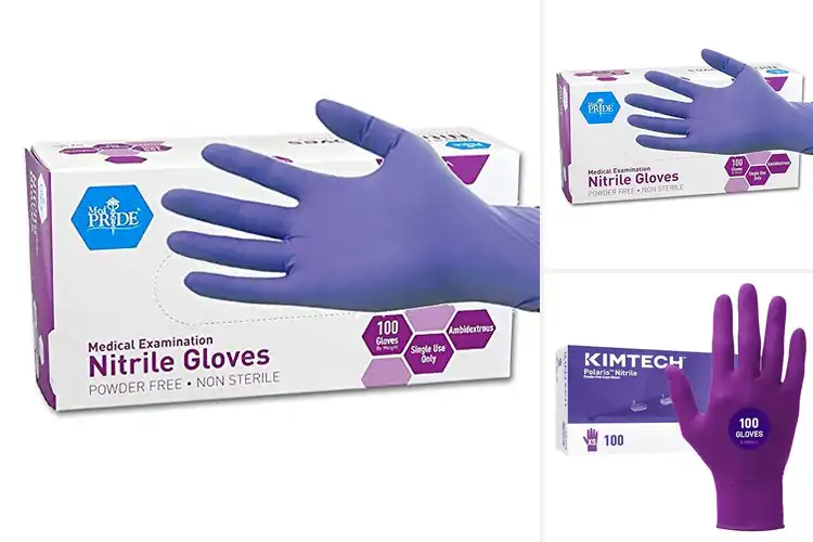 Detailed view of Best Ambidextrous Exam Gloves