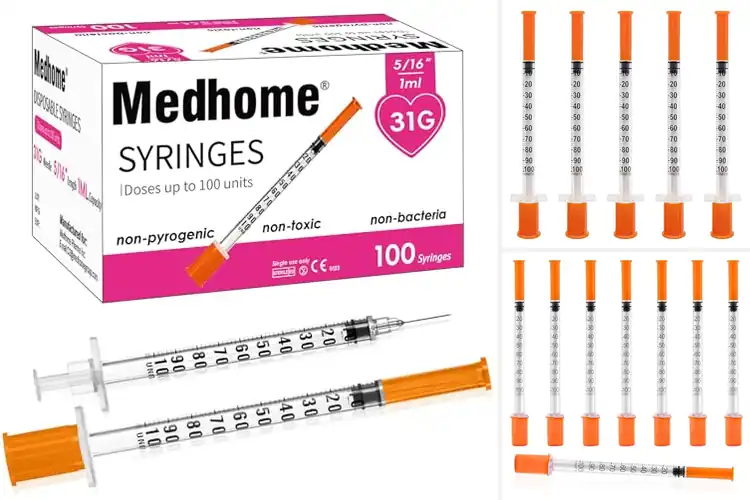Detailed view of Best 31G Syringes: Precision & Reliability for Every Task
