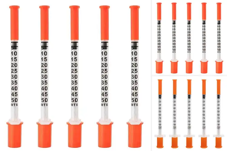 Detailed view of Best 5/16 Short Needle Syringes