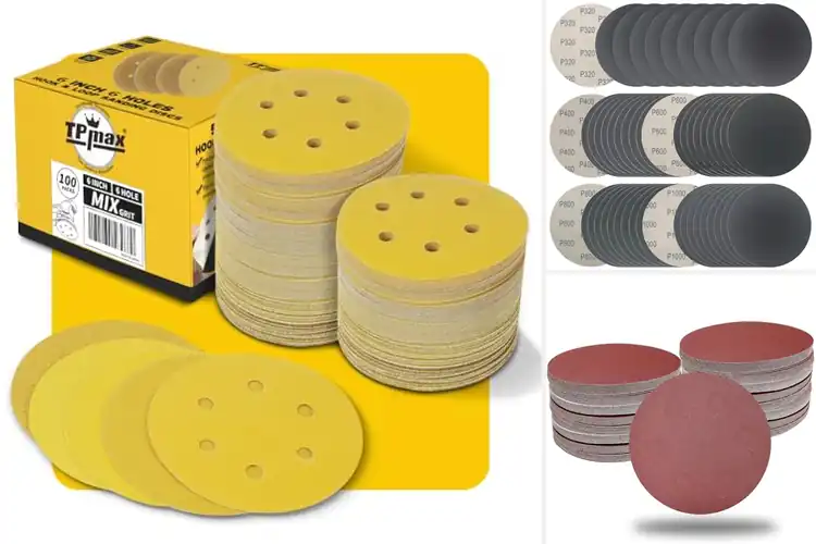 Detailed view of Best 6 Inch Hook And Loop Sanding Discs
