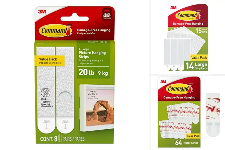 Detailed view of Best Damage Free Wall Strips
