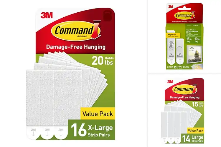 Detailed view of Best Command Hanging Strips