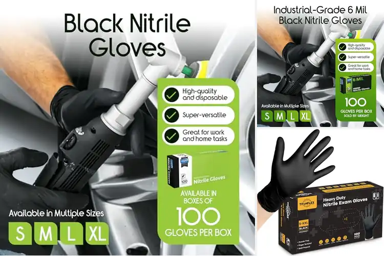 Detailed view of Best Cooking Gloves Nitrile: Top Picks for Safe, Easy Prep