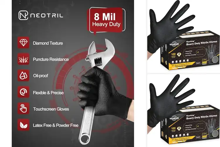 Detailed view of Best Nitrile Gloves For Auto Repair