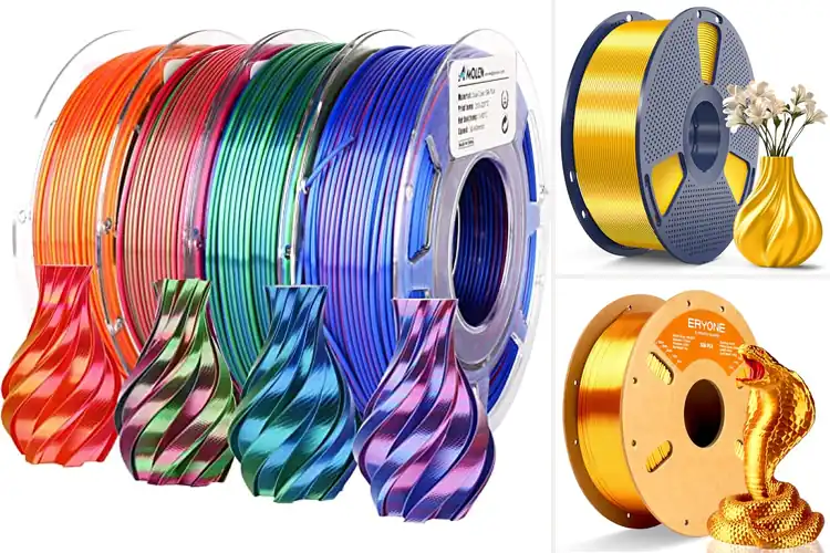 Detailed view of Best Silk PLA Filaments